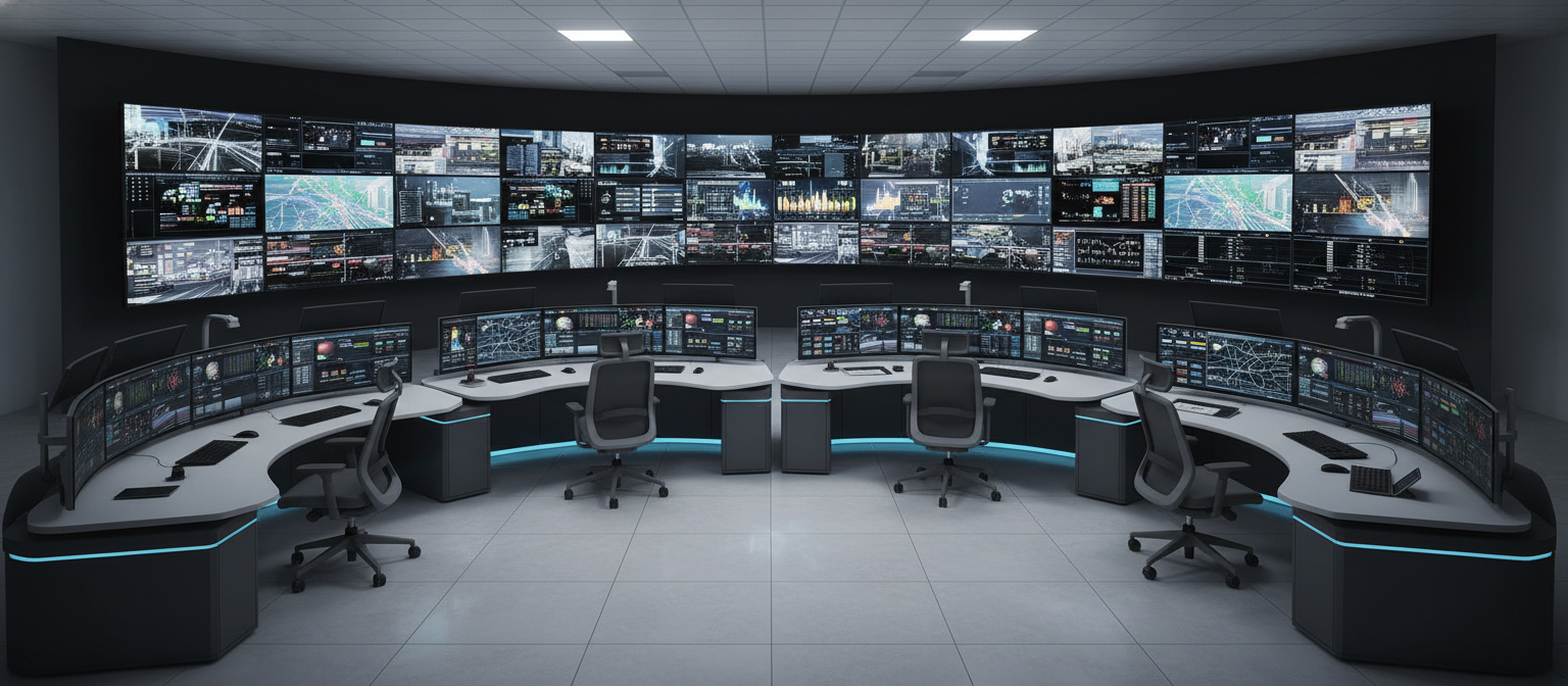 Control Room Monitoring Furniture